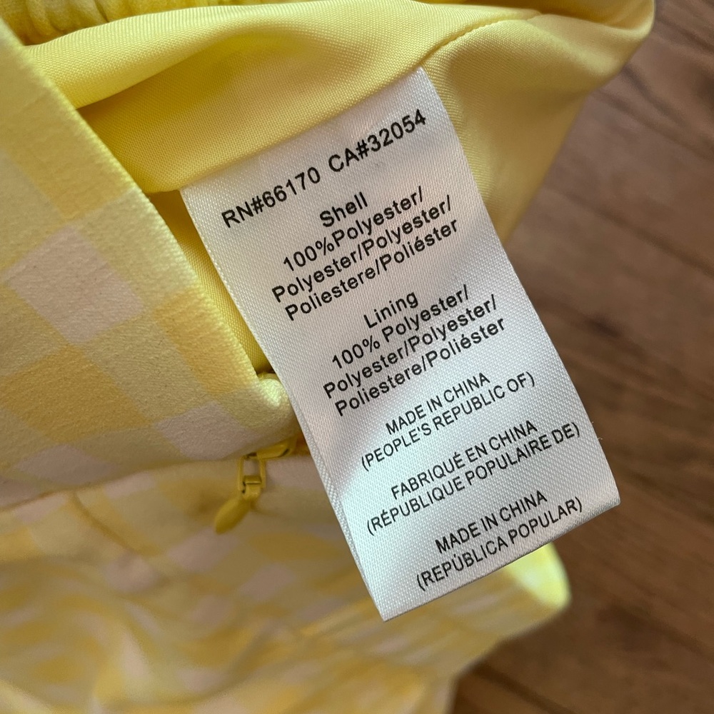 ANTHROPOLOGIE Hutch Pleated Gingham Plaid Yellow Shorts New With Tags - Picture 14 of 16